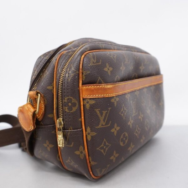 1240001051497 2 Louis Vuitton Reporter PM Monogram Shoulder Bag Brown