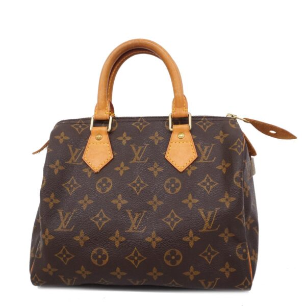 1240001051510 1 Louis Vuitton Speedy 25 Monogram Handbag Brown