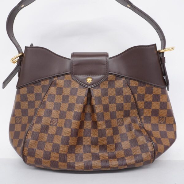 1240001051515 11 Louis Vuitton Sistina MM Damier Shoulder Bag Ebene