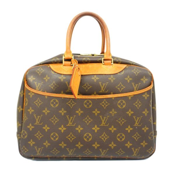 1240001051516 1 Louis Vuitton Deauville Monogram Handbag Brown