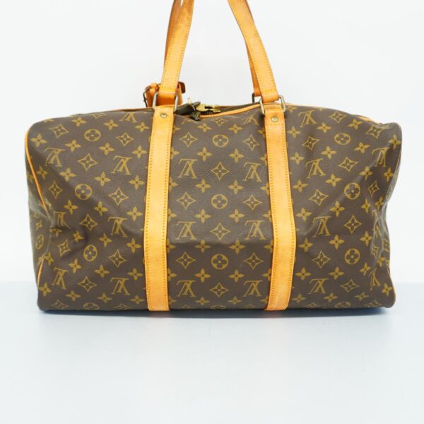 1240001051525 13 Louis Vuitton Saxophone Pool 45 Monogram Bag Brown