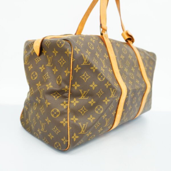 1240001051525 2 Louis Vuitton Saxophone Pool 45 Monogram Bag Brown