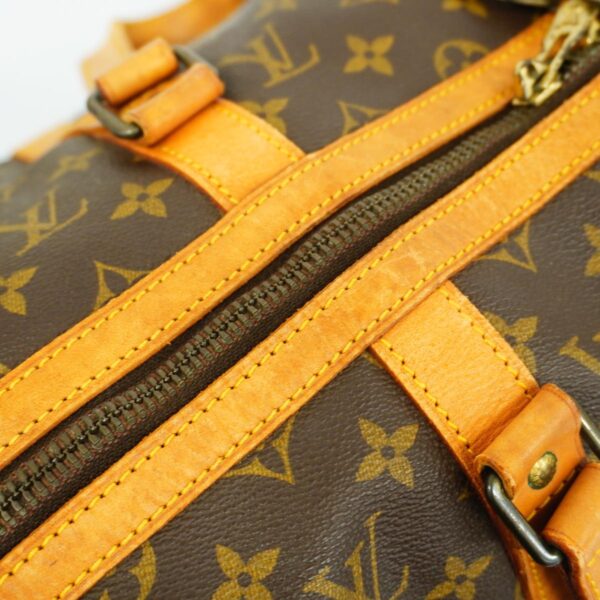 1240001051525 7 Louis Vuitton Saxophone Pool 45 Monogram Bag Brown