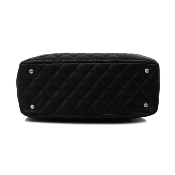 1240001051548 3 Chanel Cambon Lambskin Shoulder Bag Black