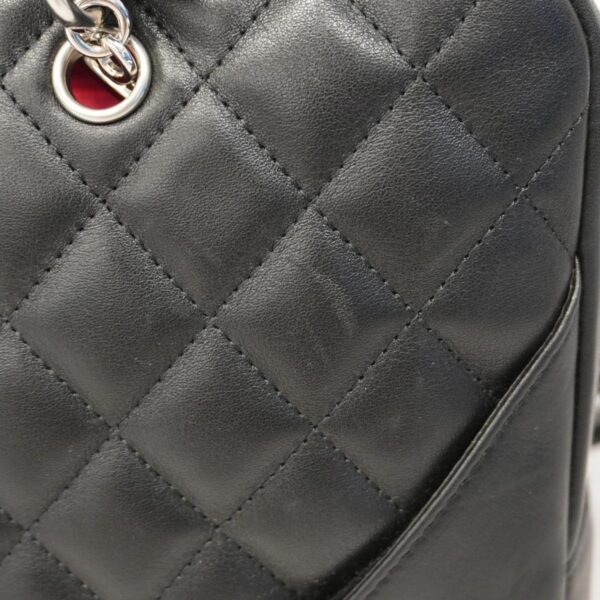 1240001051548 9 Chanel Cambon Lambskin Shoulder Bag Black