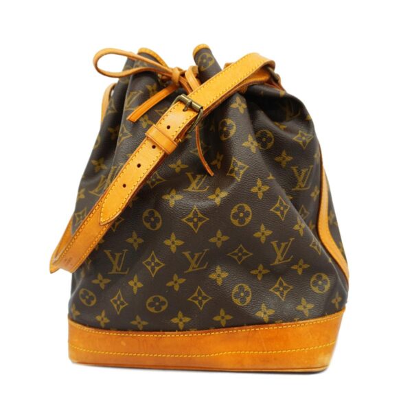 1240001051590 1 Louis Vuitton Noe Monogram Shoulder Bag Brown