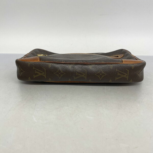 1240001051600 3 Louis Vuitton Marly Dragonne GM Monogram Clutch Bag Brown