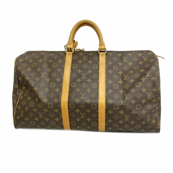 1240001051604 1 Louis Vuitton Keepall 55 Monogram Bag Brown