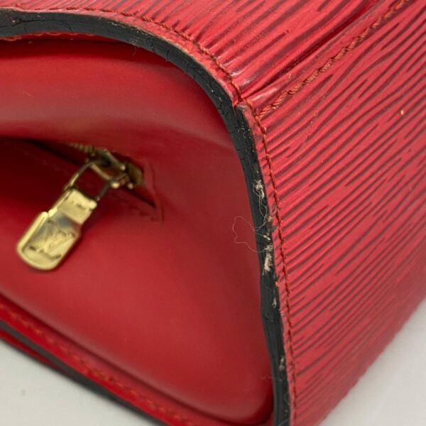 1240001051613 12 Louis Vuitton Pont Neuf Epi Handbag Castilian Red