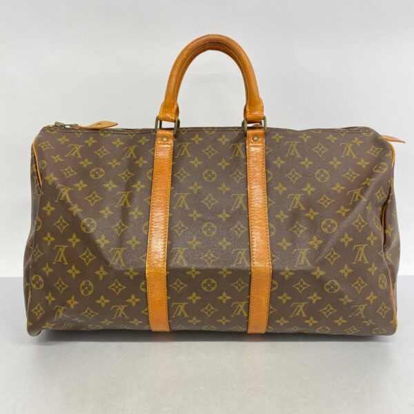 1240001051615 20 Louis Vuitton Keepall 50 Monogram Bag Brown