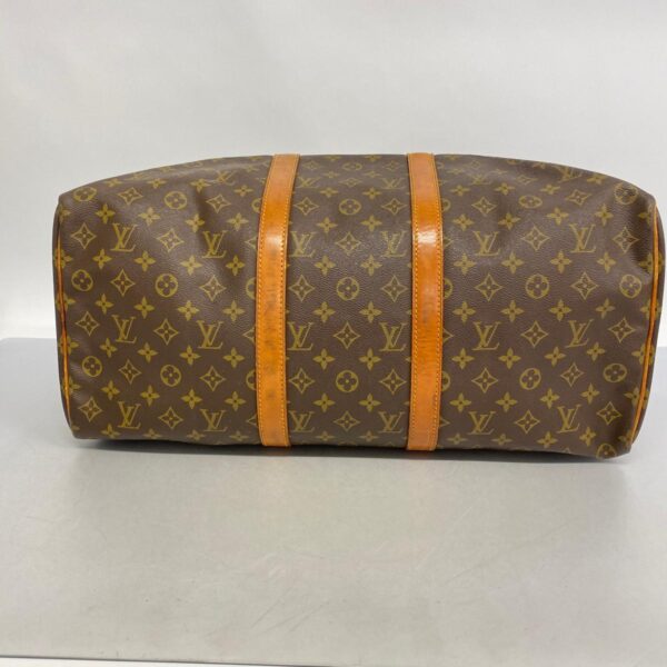 1240001051615 3 Louis Vuitton Keepall 50 Monogram Bag Brown