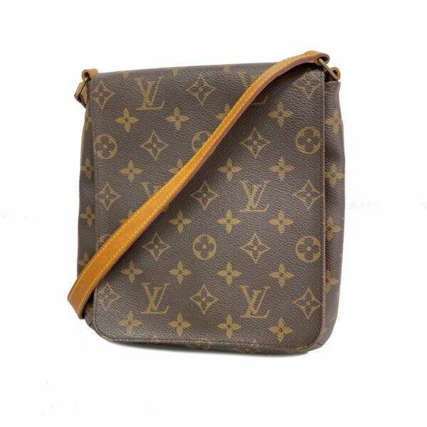 1240001051620 1 Louis Vuitton Musette Salsa Short Strap Monogram Shoulder Bag Brown