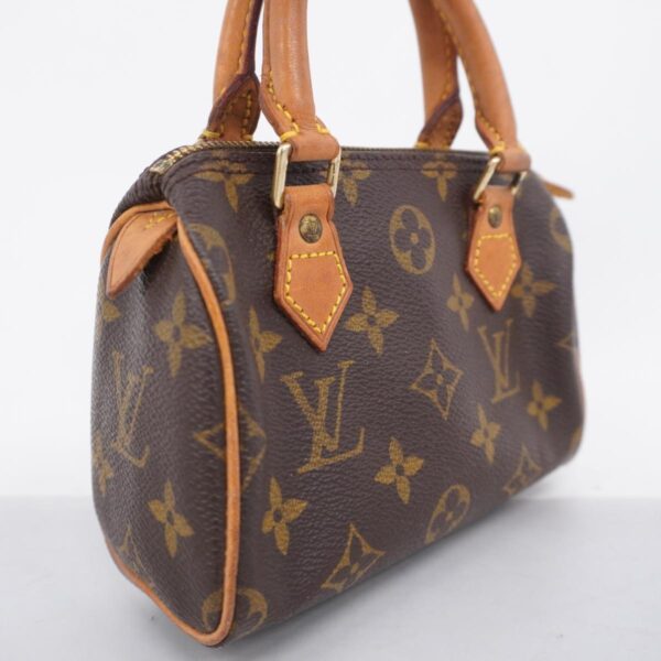 1240001051644 2 Louis Vuitton Mini Speedy Monogram Handbag Brown