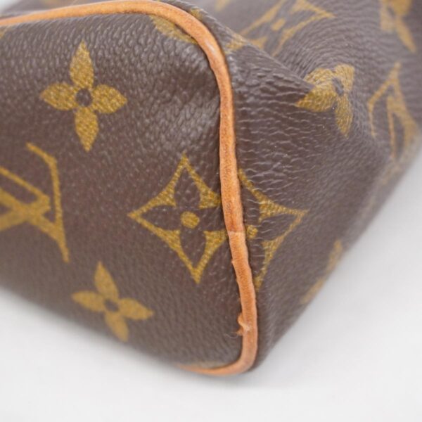 1240001051644 9 Louis Vuitton Mini Speedy Monogram Handbag Brown