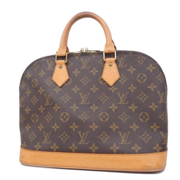 1240001051645 1 Louis Vuitton Alma Monogram Handbag Brown