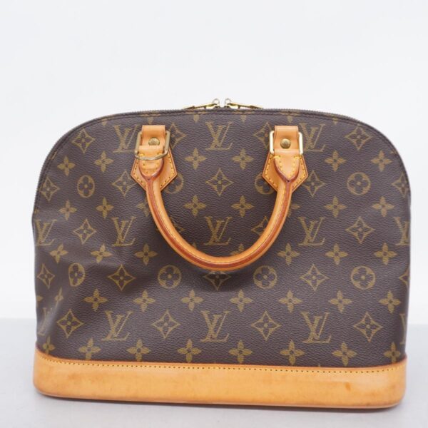 1240001051645 13 Louis Vuitton Alma Monogram Handbag Brown