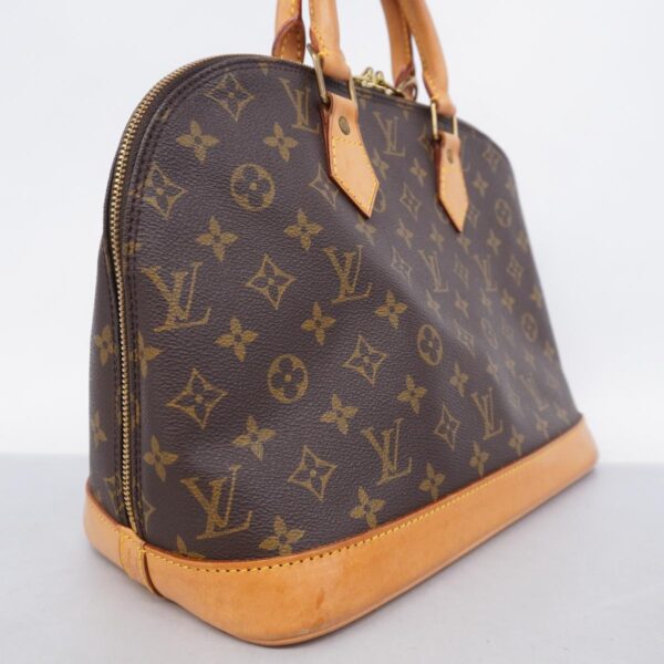 1240001051645 2 Louis Vuitton Alma Monogram Handbag Brown