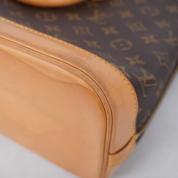 1240001051645 6 Louis Vuitton Alma Monogram Handbag Brown