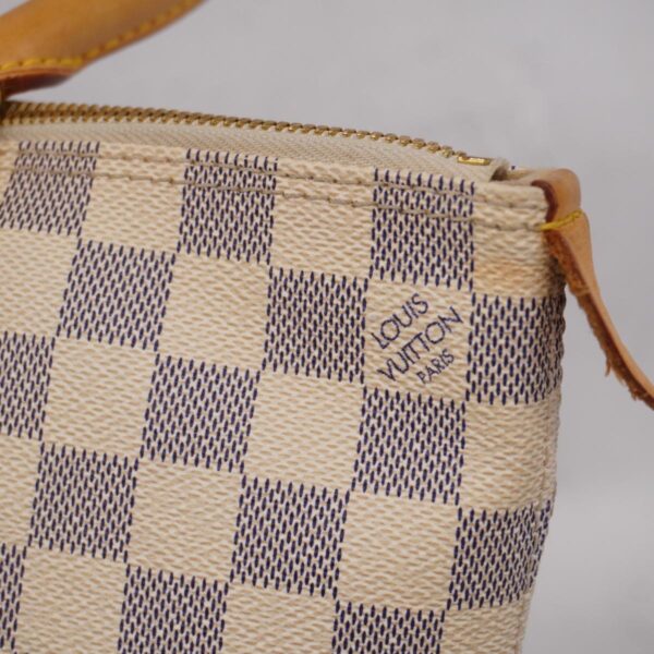 1240001051648 10 Louis Vuitton Saleya PM Damier Azur Tote Bag White