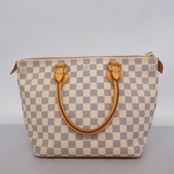 1240001051648 15 Louis Vuitton Saleya PM Damier Azur Tote Bag White