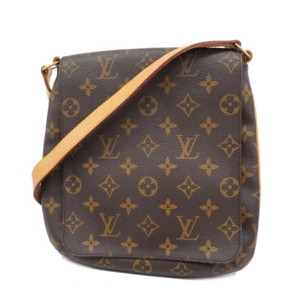 1240001051650 1 Louis Vuitton Musette Salsa Short Monogram Shoulder Bag Brown