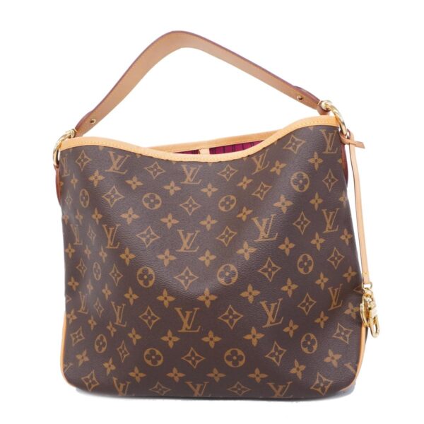 1240001051667 1 Louis Vuitton Delightful MM Monogram Shoulder Bag Pivoine