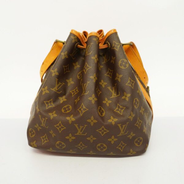 1240001051672 18 Louis Vuitton Petit Noe Monogram Shoulder Bag Brown