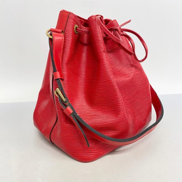 1240001051682 2 Louis Vuitton Petit Noe Epi Shoulder Bag Castilian Red