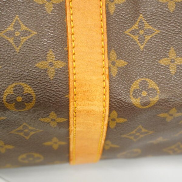 1240001051699 11 Louis Vuitton Keepall Bandouliere 60 Monogram Bag Brown