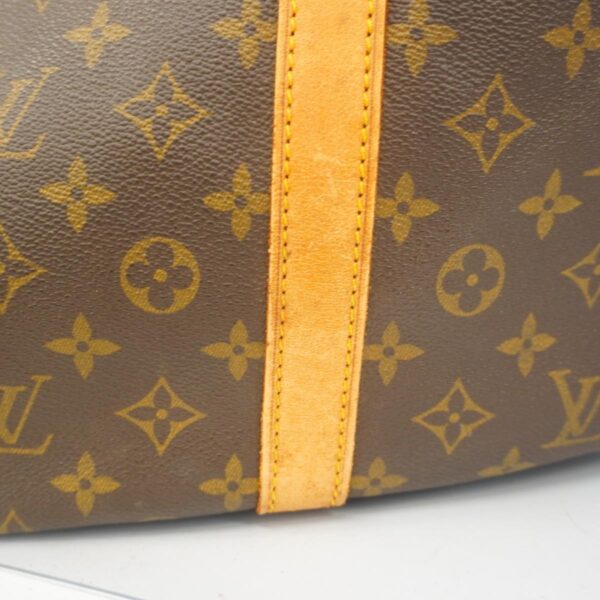 1240001051699 6 Louis Vuitton Keepall Bandouliere 60 Monogram Bag Brown