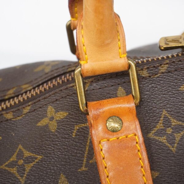 1240001051710 11 Louis Vuitton Keepall 55 Monogram Bag Brown