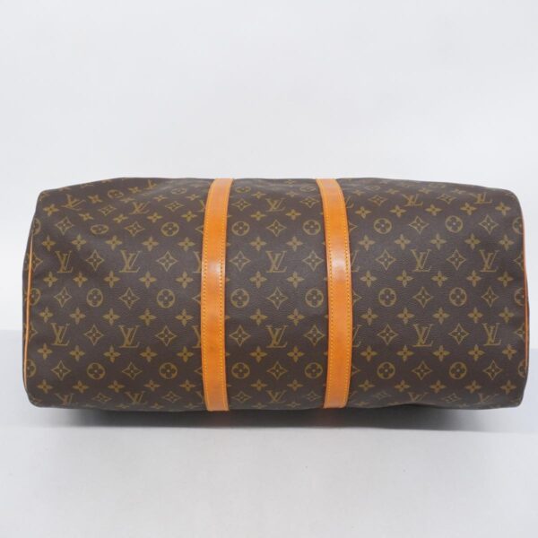 1240001051710 3 Louis Vuitton Keepall 55 Monogram Bag Brown