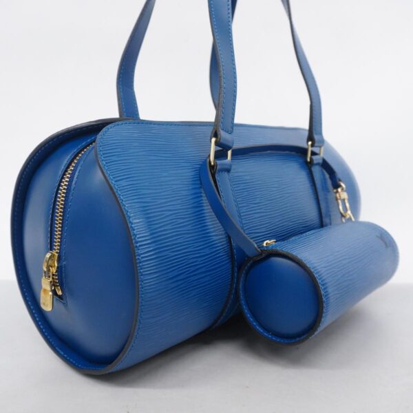 1240001051729 2 Louis Vuitton Soufflo Epi Handbag Toledo Blue