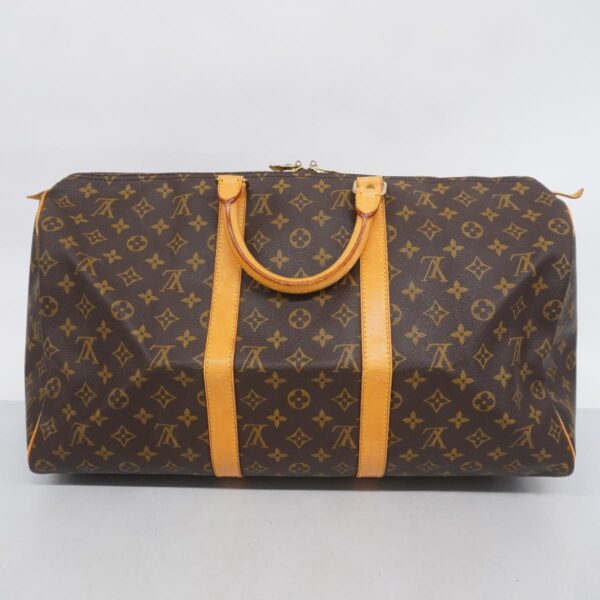 1240001051730 13 Louis Vuitton Keepall 50 Monogram Bag Brown