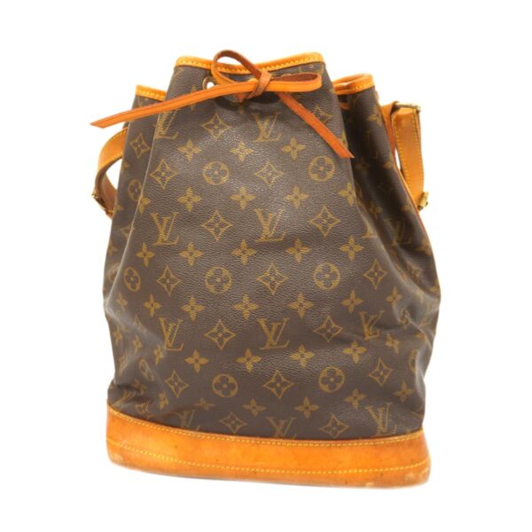 1240001051732 1 Louis Vuitton Noe Monogram Shoulder Bag Brown