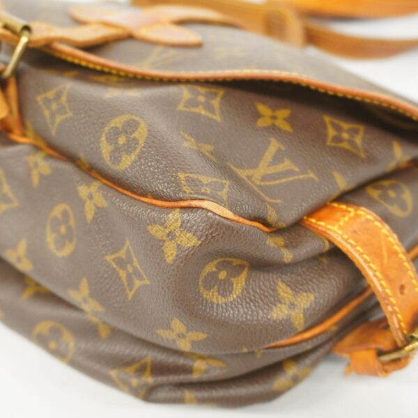 1240001051733 11 Louis Vuitton Saumur 30 Monogram Shoulder Bag Brown