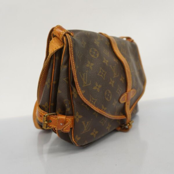 1240001051733 2 Louis Vuitton Saumur 30 Monogram Shoulder Bag Brown