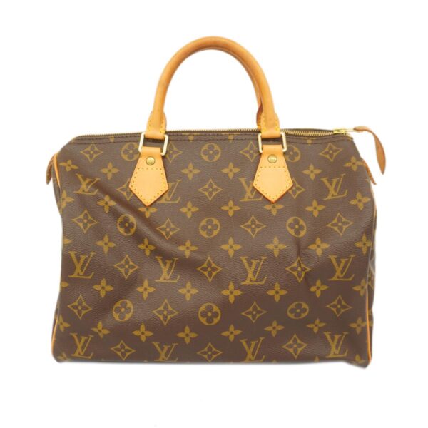 1240001051734 1 Louis Vuitton Speedy 30 Monogram Handbag Brown