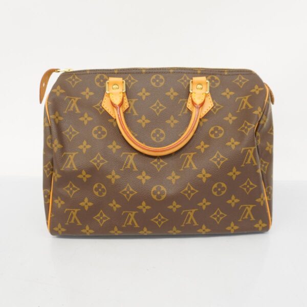 1240001051734 11 Louis Vuitton Speedy 30 Monogram Handbag Brown