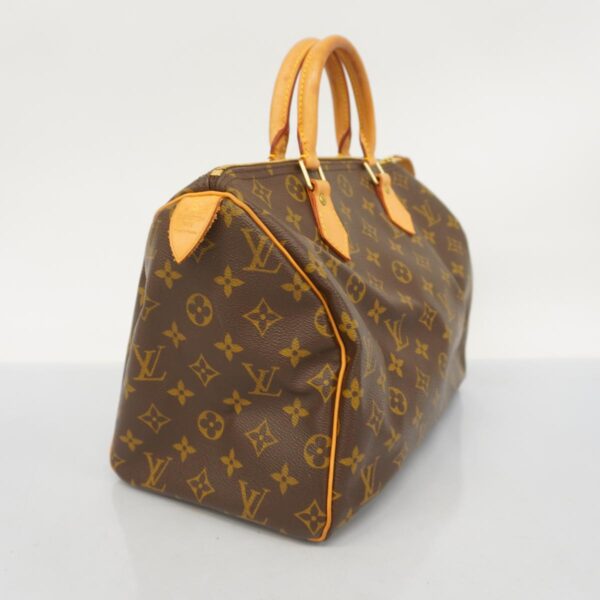 1240001051734 2 Louis Vuitton Speedy 30 Monogram Handbag Brown