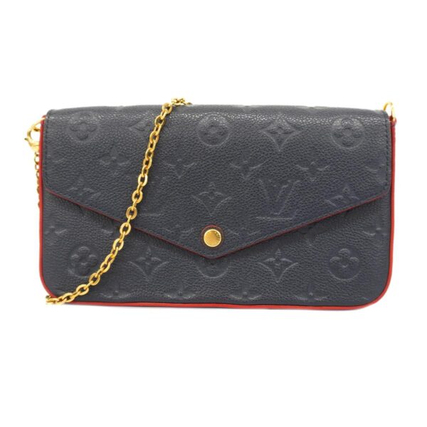 1240001051739 1 Louis Vuitton Pochette Félicie Empreinte Marine Blue