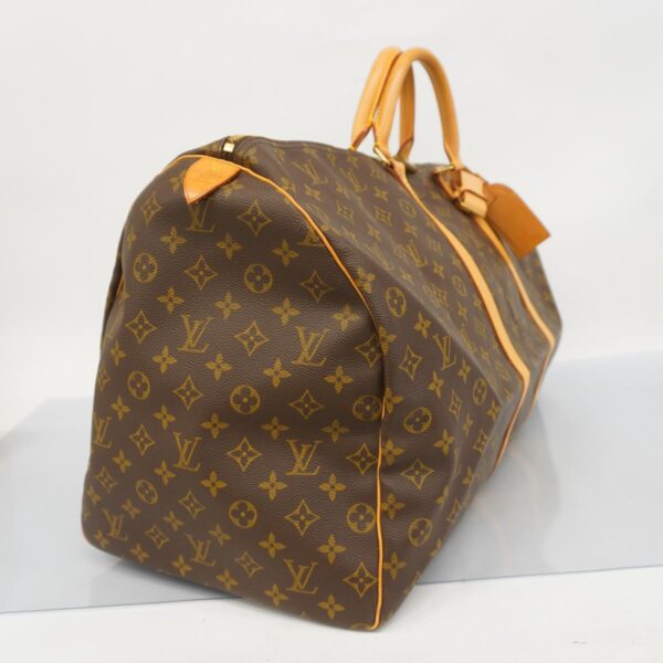 1240001051760 2 Louis Vuitton Keepall 60 Monogram Bag Brown