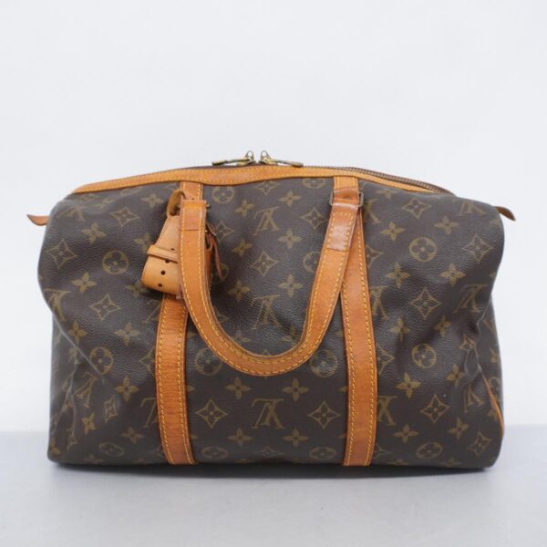 1240001051768 13 Louis Vuitton Saxophone Pool 35 Monogram Bag Brown