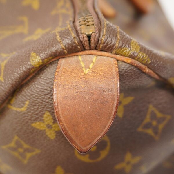 1240001051776 5 Louis Vuitton Speedy 35 Monogram Handbag Brown