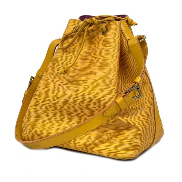 1240001051800 1 Louis Vuitton Petit Noe Epi Shoulder Bag Jaune