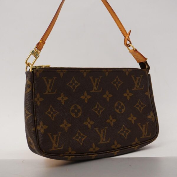 1240001051810 2 Louis Vuitton Pochette Accessory Monogram Pouch Brown