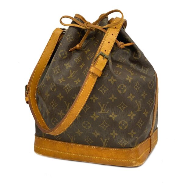 1240001051819 1 1 Louis Vuitton Noe Monogram Shoulder Bag Brown