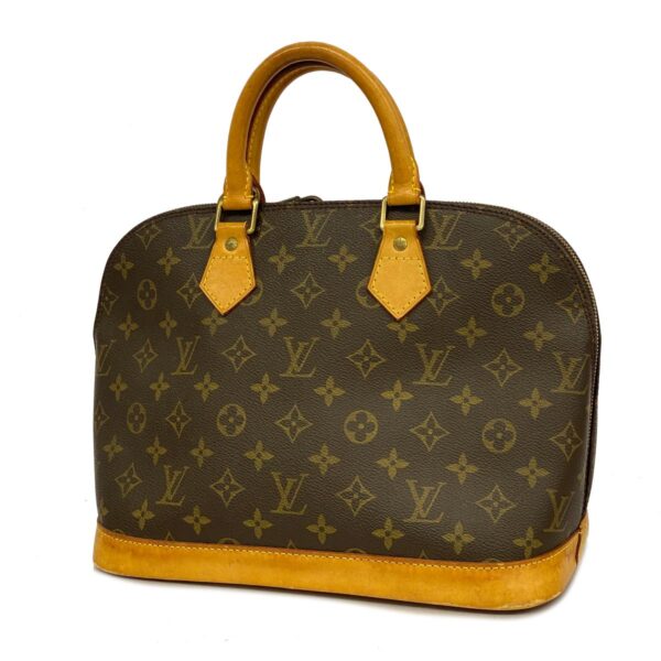 1240001051820 1 Louis Vuitton Alma Monogram Handbag Brown