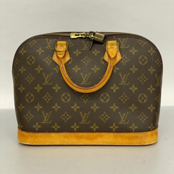 1240001051820 13 Louis Vuitton Alma Monogram Handbag Brown