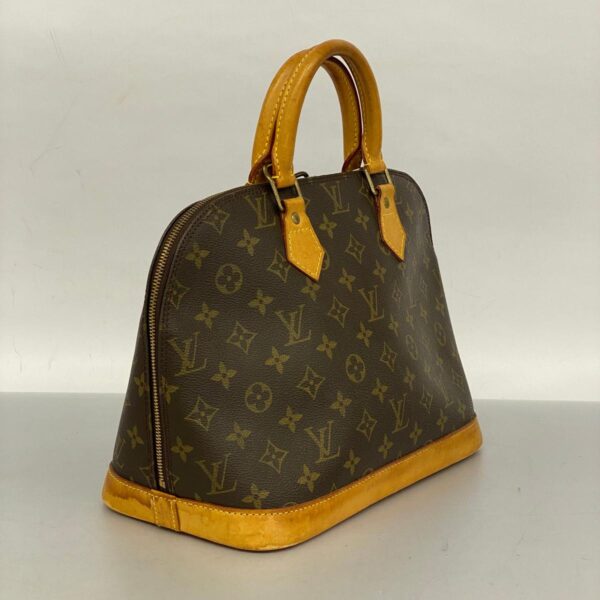 1240001051820 2 Louis Vuitton Alma Monogram Handbag Brown